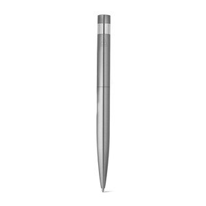 Ballpoint pen with stainless steel body (53% rSS) and clip - Egotier 91779