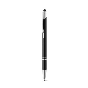 Aluminium ball pen with touch tip and clip - Egotier 91849
