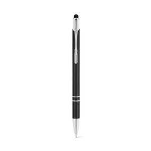 Aluminium ball pen with touch tip and clip - Egotier 91849