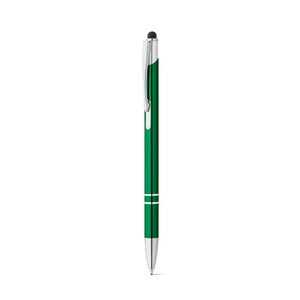 Aluminium ball pen with touch tip and clip - Egotier 91849