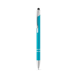 Aluminium ball pen with touch tip and clip - Egotier 91849