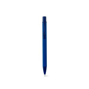 Recycled aluminium (100% rAL) ballpoint pen with rubber finish - Egotier 91944