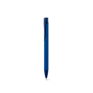 Recycled aluminium (100% rAL) ballpoint pen with rubber finish - Egotier 91944