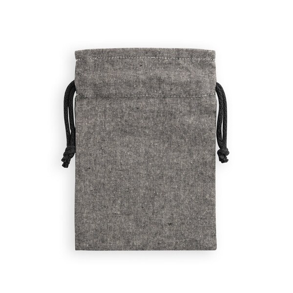 Recycled cotton gift bag (70%) and polyester (30% rPET) (140 g/m²) - Egotier 92076