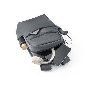 Waterproof 2 Tone Nylon 15'' laptop backpack - Egotier 92081