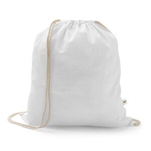Backpack made from recycled cotton (70%) and polyester (30% rPET) (150 g/m²) - Egotier 92083
