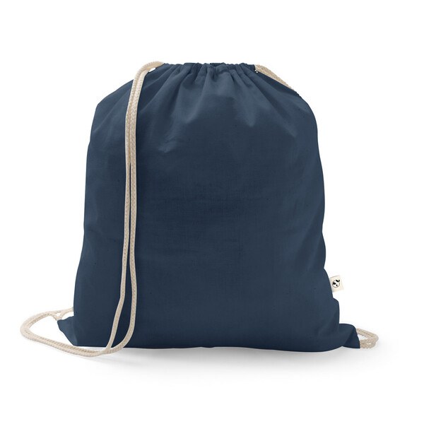 Backpack made from recycled cotton (70%) and polyester (30% rPET) (150 g/m²) - Egotier 92083