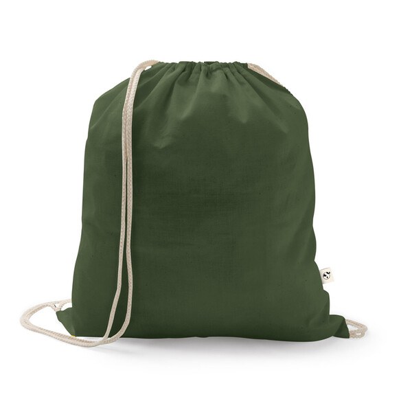 Backpack made from recycled cotton (70%) and polyester (30% rPET) (150 g/m²) - Egotier 92083