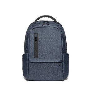2Tone recycled nylon waterproof laptop backpack with 210D recycled polyester compartment - Egotier 92195