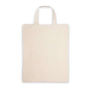 Foldable bag in cotton (50%), recycled cotton (30%) and polyester (20% rPET) (140 g/m²) - Egotier 92332