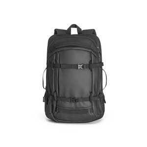 Laptop backpack in 900D, high-density recycled polyester, with water-resistant coating and 210D recycled polyester lining 17'3" - Egotier 92363