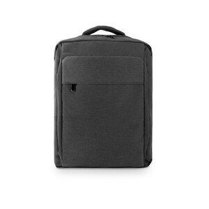 15.6" Fully padded laptop backpack in 300D recycled high-density polyester and 210D recycled polyester lining - Egotier 92377