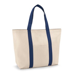 100% cotton canvas bag with front and inside pocket (280 g/m²) - Egotier 92824