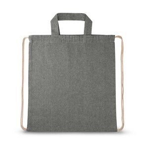 Drawstring bag with recycled cotton (70%) and polyester (30% rPET) (140 g/m²) - Egotier 92936