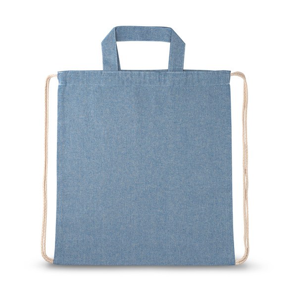 Drawstring bag with recycled cotton (70%) and polyester (30% rPET) (140 g/m²) - Egotier 92936