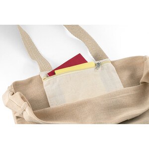 Juco bag (275 g/m²) with inner pocket in 100% cotton (120 g/m²) - Egotier 92937