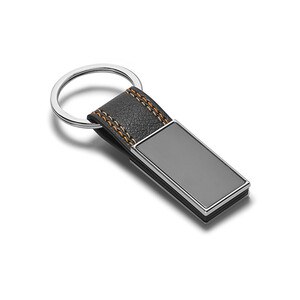 Metal and PU keyring - Egotier 93143