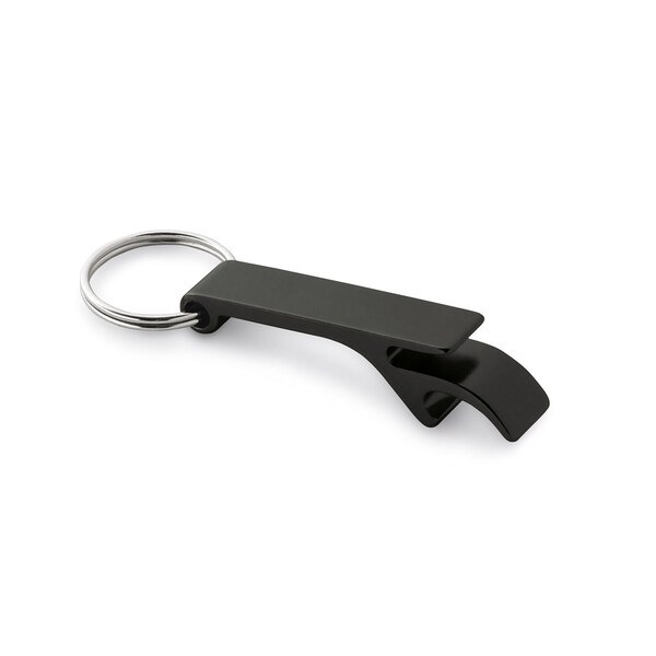 Aluminium keyring with bottle opener - Egotier 93151