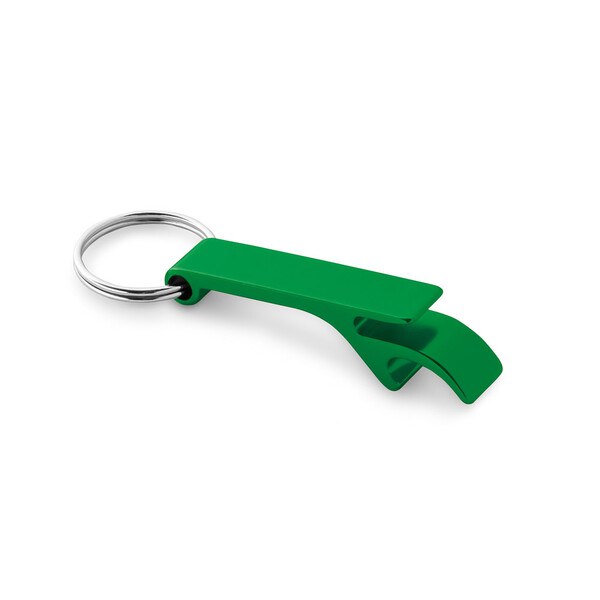 Aluminium keyring with bottle opener - Egotier 93151