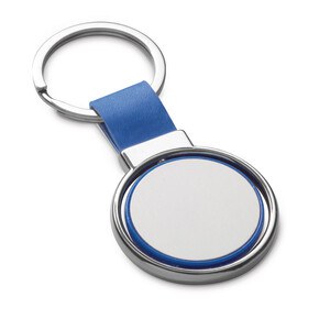 Metal and PU keyring - Egotier 93177