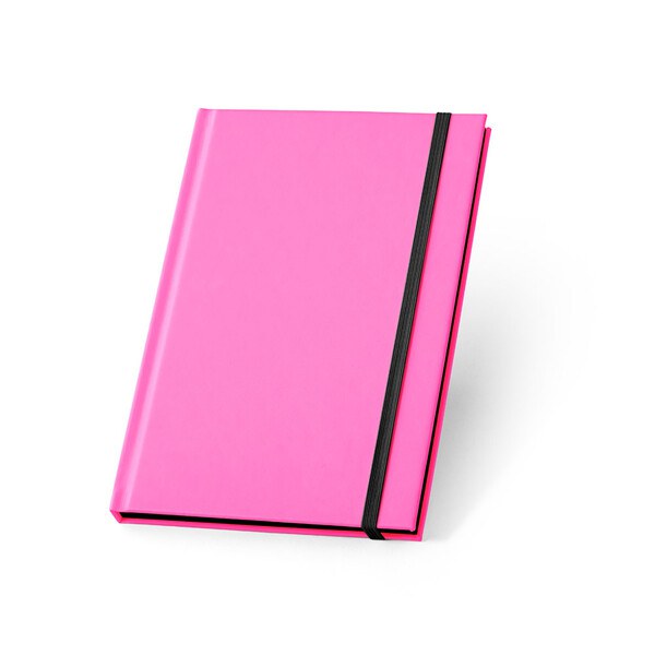 A5 notebook in fluorescent PU with lined pages - Egotier 93269