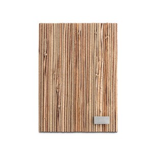 A5 notepad with hardcover made from natural straw fibres - Egotier 93275