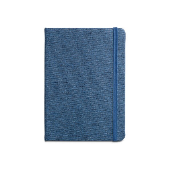 A5 notebook in recycled polyester (100% rPET) with lined sheets - Egotier 93276