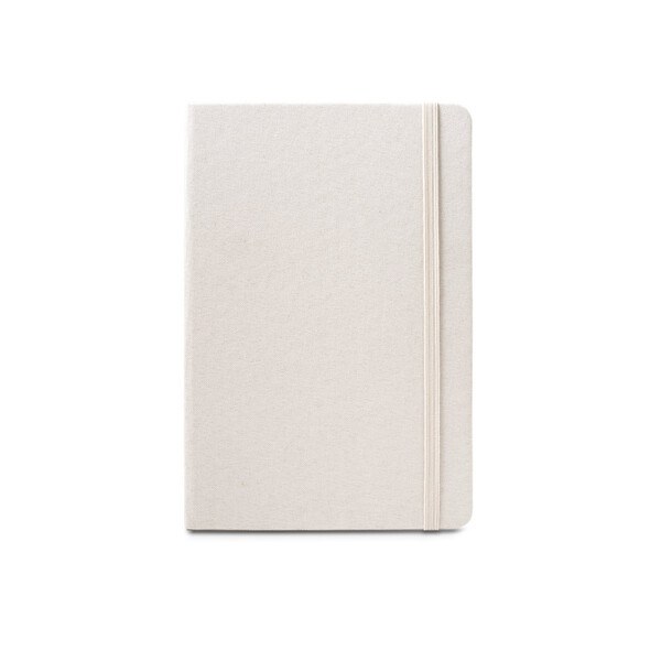 A5 notebook in recycled polyester (100% rPET) with lined sheets - Egotier 93276