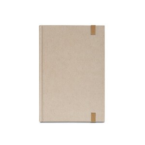 A5 hardcover notebook made of sugar cane paper (80% sugar cane) with lined pages - Egotier 93286