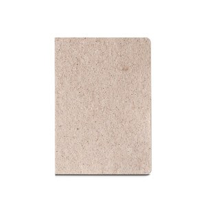 A5 notepad with semi-rigid cover made from tea leafs waste (65%) - Egotier 93290