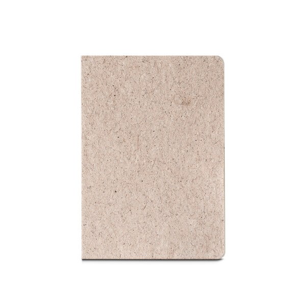 A5 notepad with semi-rigid cover made from tea leafs waste (65%) - Egotier 93290