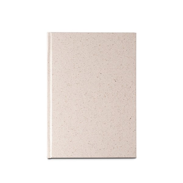 A5 notepad with hard cover made from organic elephant matter (80%) - Egotier 93294