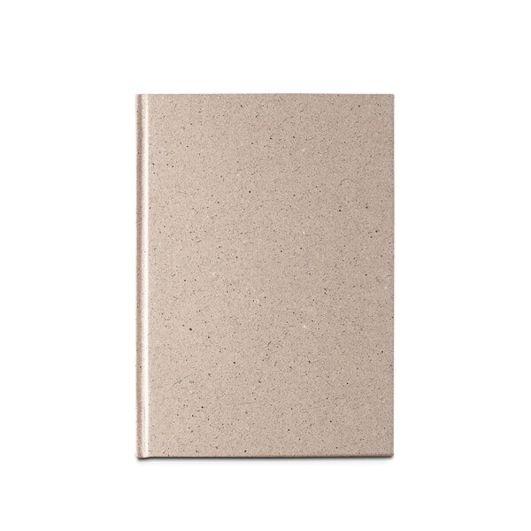 A5 notepad with hard cover made from tea leafs waste (65%) - Egotier 93296