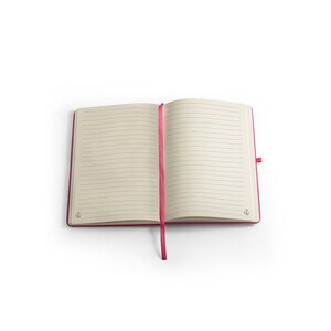 A5 notebook in recycled polyester (100% rPET) with lined pages - Egotier 93297