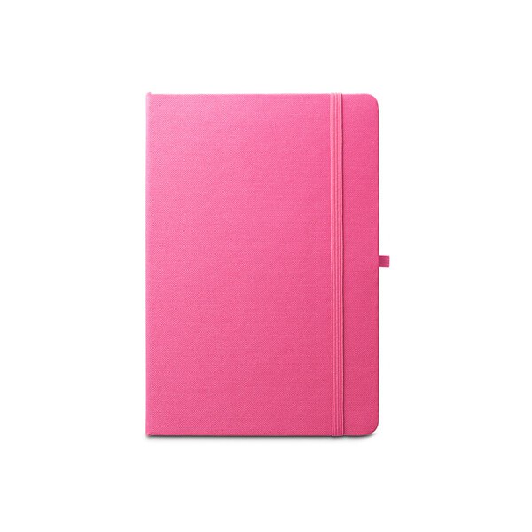 A5 notebook in recycled polyester (100% rPET) with lined pages - Egotier 93297