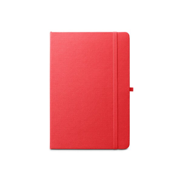 A5 notebook in recycled polyester (100% rPET) with lined pages - Egotier 93297