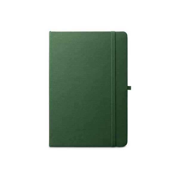 A5 notebook in recycled polyester (100% rPET) with lined pages - Egotier 93297
