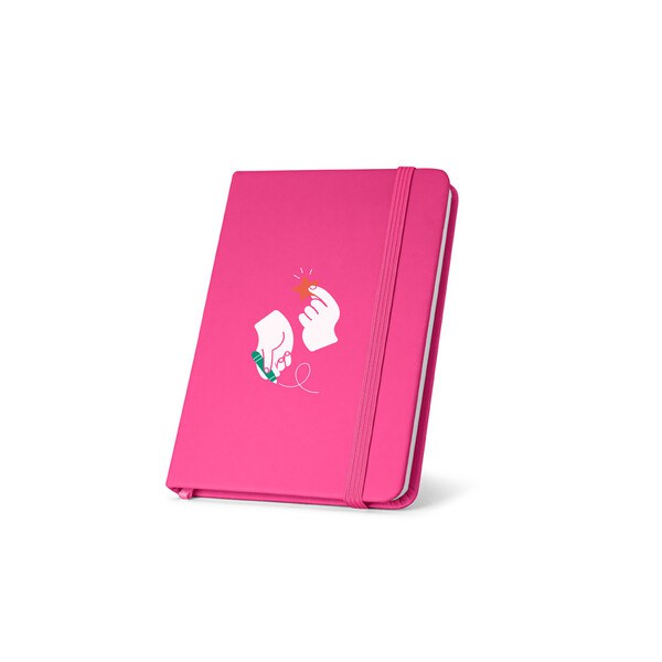 Pocket notebook in PU with plain sheets - Egotier 93425