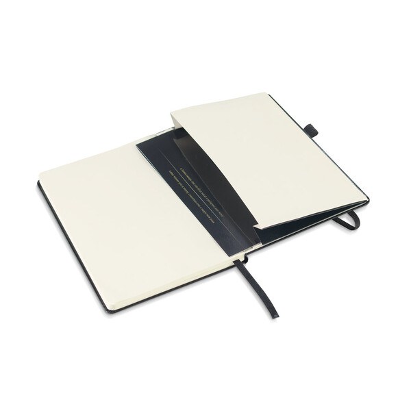 A5 notebook with lined sheets in ivory color - Egotier 93494