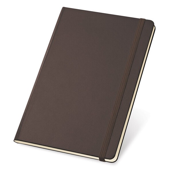 A5 notebook with lined sheets in ivory color - Egotier 93494