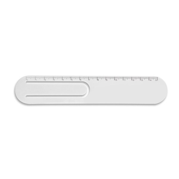 15 cm PP Ruler with clip - Egotier 93565