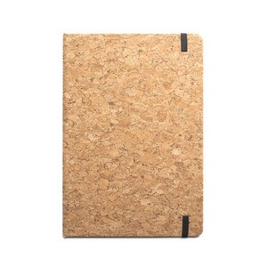 A5 notepad and ballpoint pen set in cork - Egotier 93578
