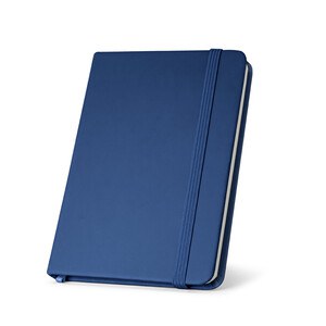 A5 hardcover notebook in PU (35% recycled) with lined pages 100% recycled - Egotier 93637