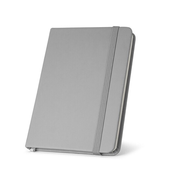 A5 hardcover notebook in PU (35% recycled) with lined pages 100% recycled - Egotier 93637