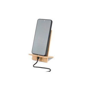 Bamboo mobile phone holder, detachable into two parts - Egotier 93639
