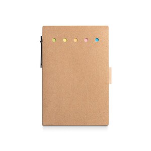 Coloured sticky notepad with 6 sets - Egotier 93791