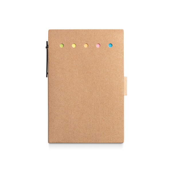 Coloured sticky notepad with 6 sets - Egotier 93791