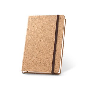 A5 cork notebook with plain pages in FSC™ certified material and other controlled materials - Egotier 93807