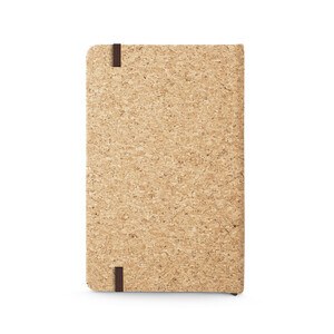 Pocket cork notebook with plain pages, in FSC™ certified material and other controlled materials - Egotier 93808