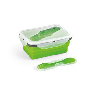 Lunch Box. Retractable hermetic box in silicone and PP 640 mL - Egotier 93847